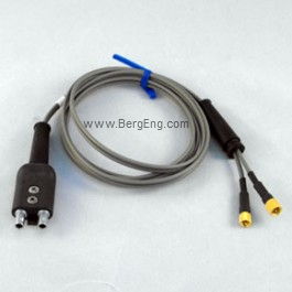 Waygate Krautkramer KBA531 Ultrasonic Probe Cable Straight Inst. End Connector, 4 (118-140-044)