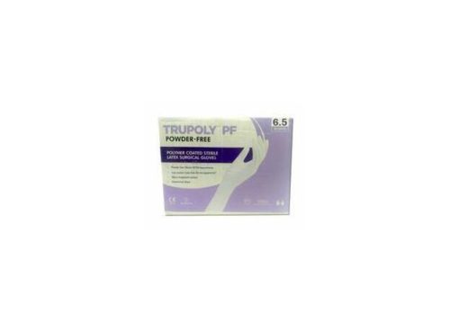 Sutures India Trupoly PF Стерильные хирургические перчатки без пудры, размер 6,5