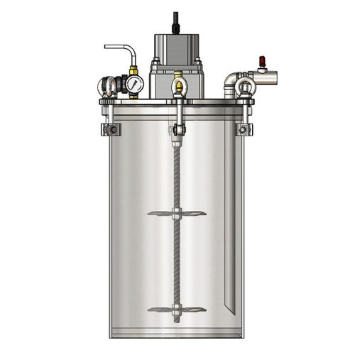 Pressure tank 2500CL-STELstoragestainless steelcylindrical