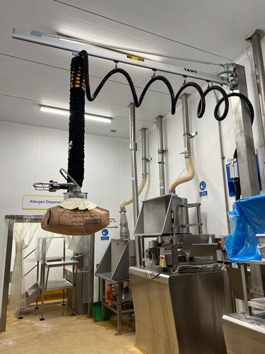 Стреловой кран с поворотом на 360°, inoxoverbracedlifting