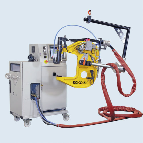 Hydraulic riveting unit self-piercingfor blind rivetsautomatic