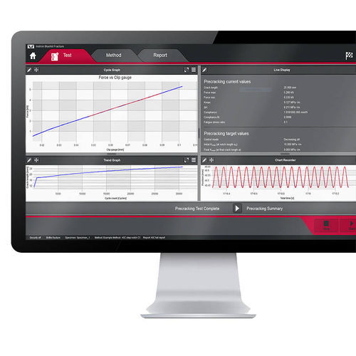 Программное обеспечение для составления отчетов Bluehill® Fracturedata Analysisдля испытаний материаловдля испытательной машины