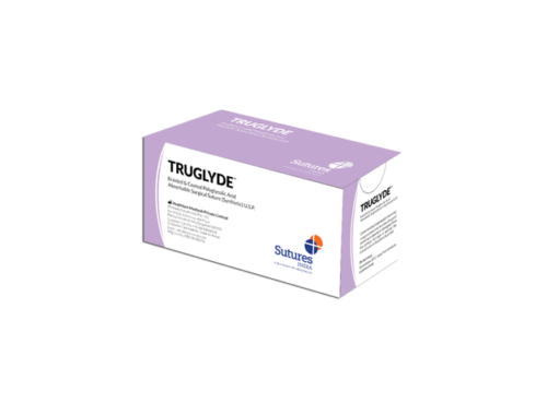 Sutures India Truglyde USP 2-0, 1/2 Circle Round Body