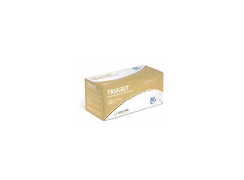 Sutures India Trugut Chromic Catgut Sutures USP 1, безыгольные
