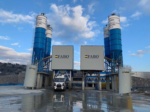 Стационарный бетонный завод POWERMIX-200