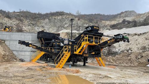 Дробилка конусная МСС-200мобильнаядля минерального сырья