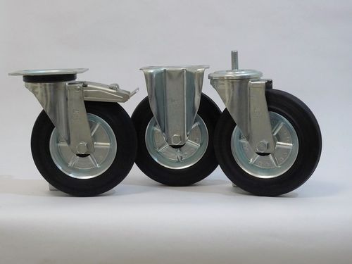 Wheel with solid tire BETA + M22 seriessteelballrubber