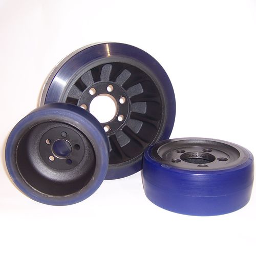 Wheel with solid tire ZETA SOFT-MOB seriespolyurethanesmooth