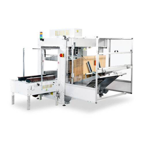 Automatic cardboard box/case erector GOLDFLEX 56Lhot-melt glueadhesive tapehigh-speed