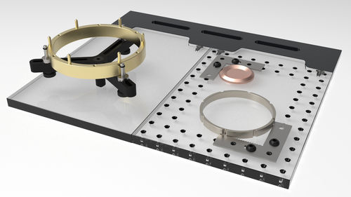 CMM clamping and fixture system ALUMESS.easylocfor optical measuring devices