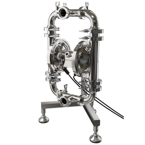 Pneumatic hydraulic pump SANIBOXER-02stainless steelhandlingtransfer