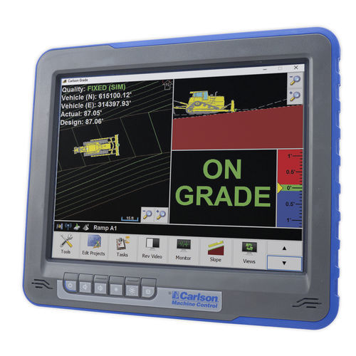 Control terminal with touch screen GRADEmobilecontrolmonitoring