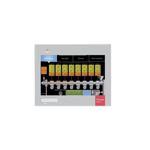 Резистивный сенсорный экран HMI TD820, монтируемый на панель, 1280 x 800ARM Cortex-A8