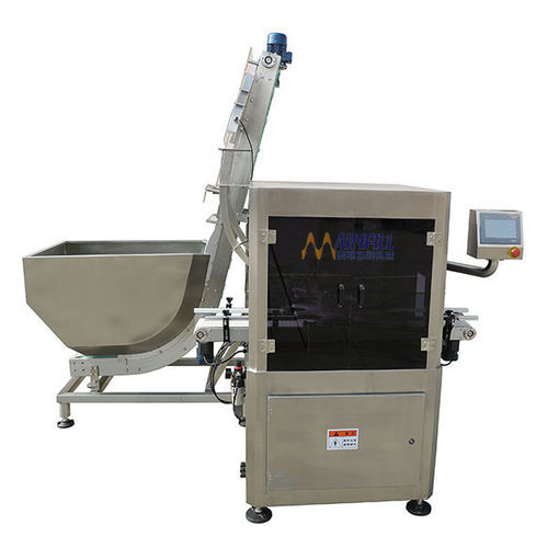 Rotary capping machine PLC-controlledlidfor cans