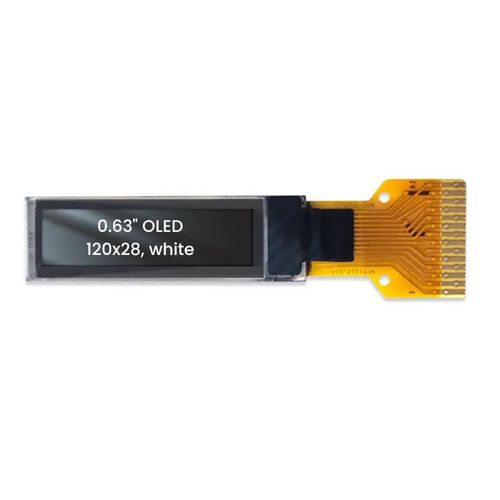 Модуль монохромного дисплея TOX063TSWIG02OLED120 x 280,63