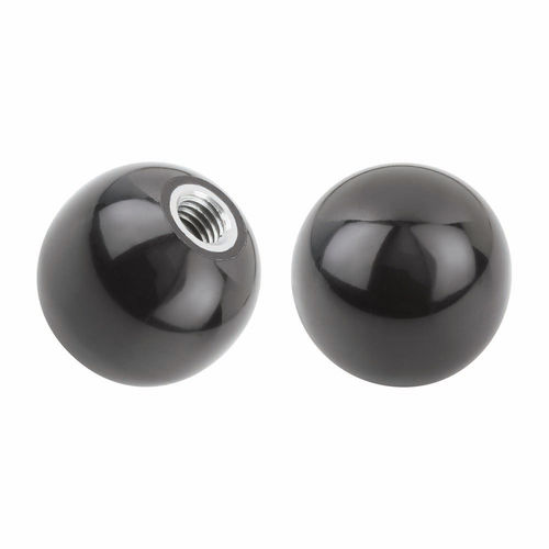 Threaded knob DIN 319 Eballplasticstainless steel