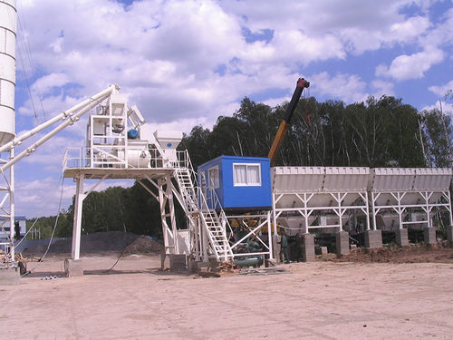 Stationary concrete mixing plant SZS series