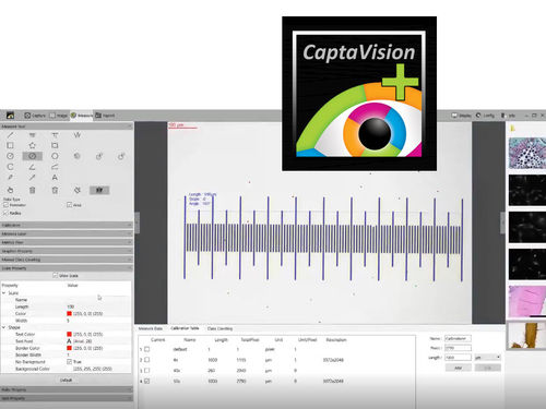 Программное обеспечение для камеры CaptaVision+™controlimagingполучение изображений