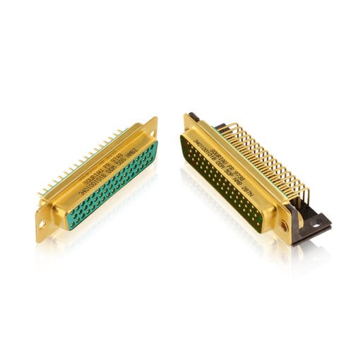 Data connector Space Grade D-Subminiature SeriesD-subPCBcable