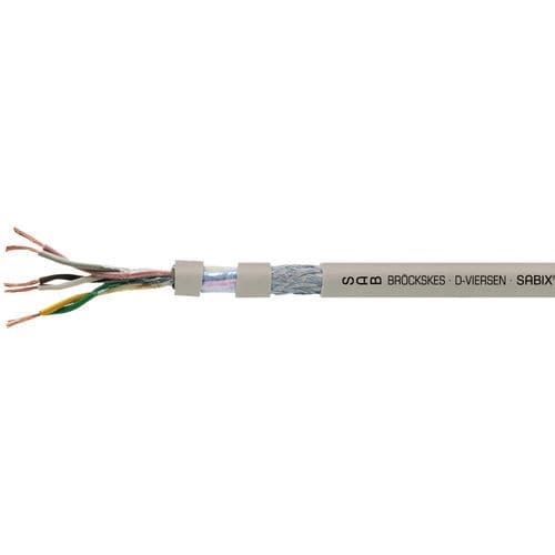 Data electrical cable SABIX® D 345 FRNC TPDINinsulatedwith copper screen