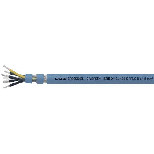 Halogen-free electrical cable SABIX® BL 438 C FRNCpowerinsulatedflame-retardant