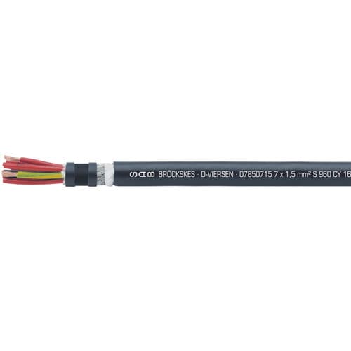 Highly flexible electrical cable S 960 CY seriespowerDINinsulated