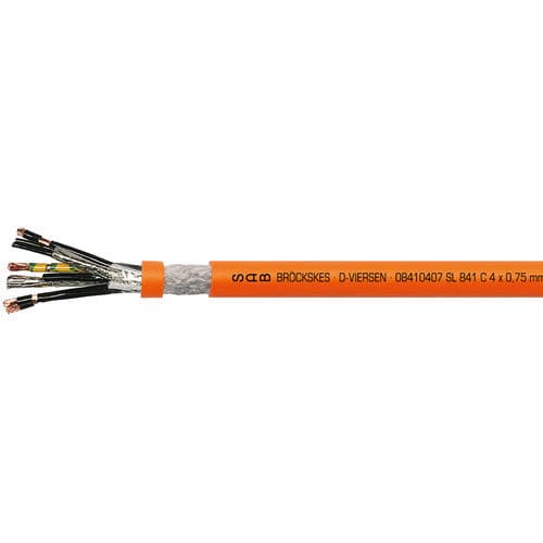 Servo motor electrical cable SL 841 CpowerDINinsulated