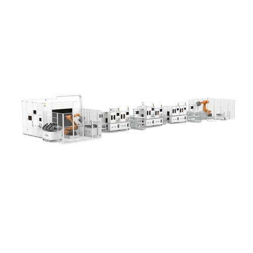 Laser welding line automaticbattery