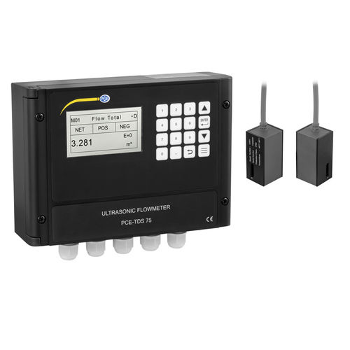 Ultrasonic flow meter PCE-TDS 75for liquidsIP65IP68