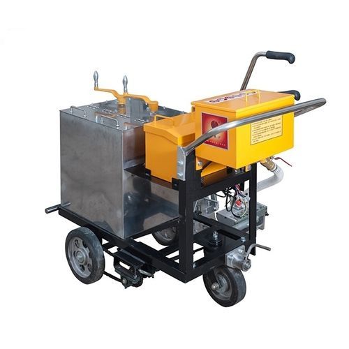 Road paint striping machine