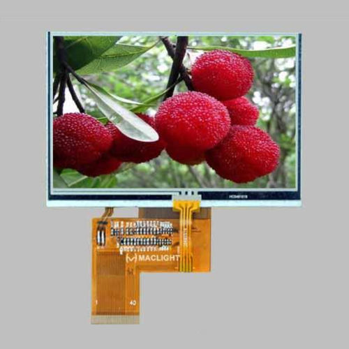 LCD/TFT display module MLT043R40-T19colorresistive touch screen480 x 272