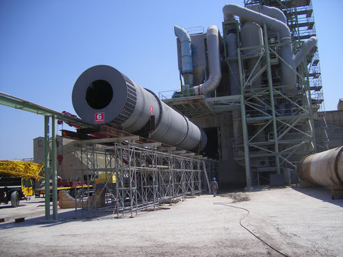 Rotary drum dryer fertilizer