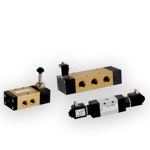 Spool pneumatic directional control valve 400 seriespneumatically-operatedsolenoid-operateddirect-operated