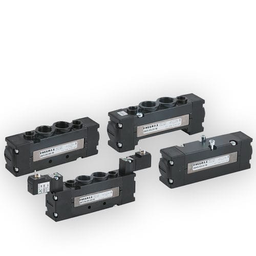 Spool pneumatic directional control valve 2600 seriessolenoid-operated5-wayaluminum