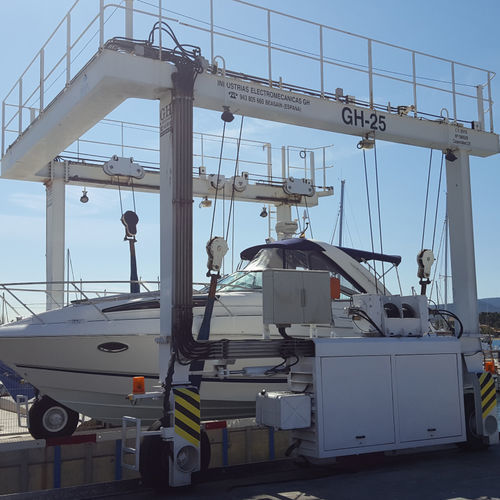 Легкий козловой кран GH-25самоходныйдля морского применениядля тяжелых грузов