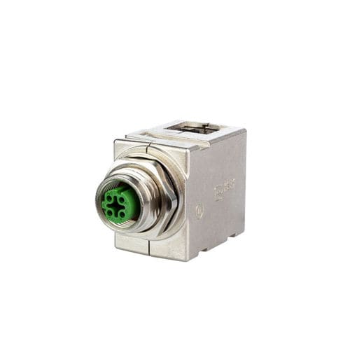 Разъем для передачи данных RJ45, колено, гнездо