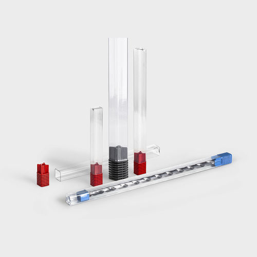 Plastic packaging tube TopPack XLinePVCdrill