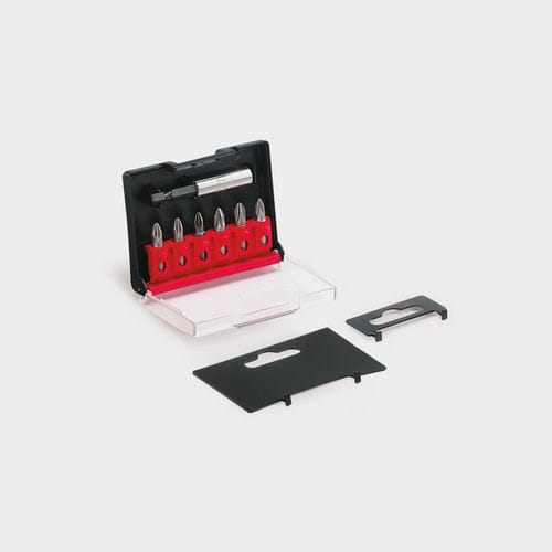 Plastic packaging box BitPackflexiblefor end fittings