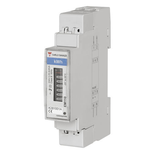 Single-phase electric energy meter EM110DINAV71XO1XDIN railsingle-phase