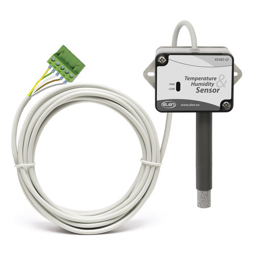 Air humidity and temperature sensor relativewall-mountRS-485