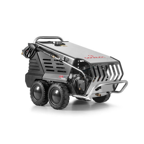 Hot water high-pressure cleaner CI H20 EM INOXsingle-phasemobilestainless steel