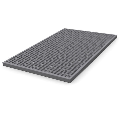 Metal grating pressedwallpunch