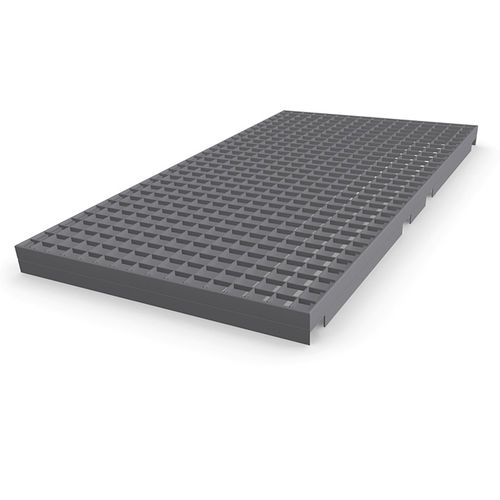 Metal grating square meshshelf