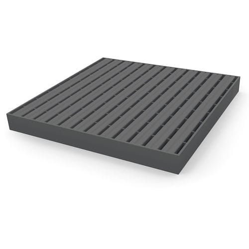 Steel grating Barefootpressed