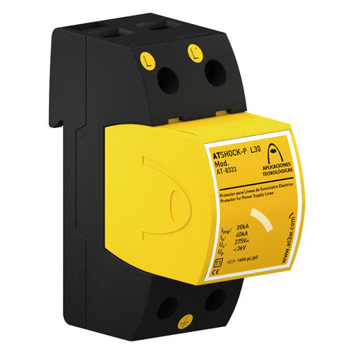 Ограничитель перенапряжений тип 1 ATSHOCK-P L30-130для источников питанияоднополюсныйDIN-рейка
