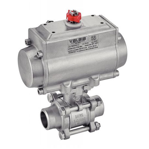 Ball valve 50075 series pneumaticshut-off3-piece