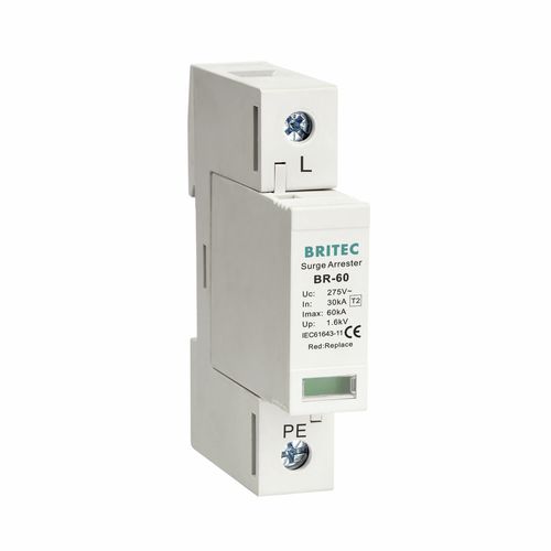 Type 2 surge arrester BR-60 1Pclass IIremote signalingfor electrical installations