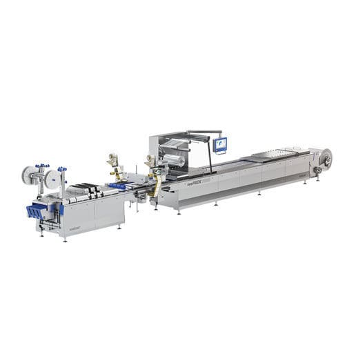 Roll-fed thermoforming machine wePACK 7000for food packagingfor MAP packagingautomatic