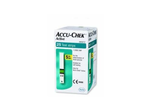 Тест-полоски AccuChek Active (25 шт. в упаковке)