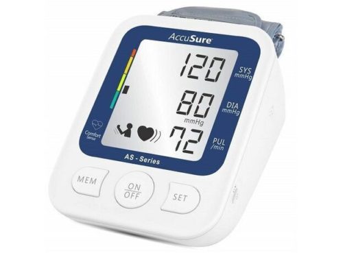 AccuSure AS Series Automatic and Advance Feature Blood Pressure Monitoring System (White)